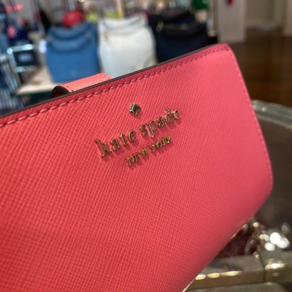 Staci Medium Compact Bifold Wallet Garden Pink - Picture 7 of 11